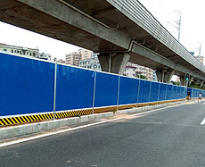 賀公司最新產品-豪華輕鋼圍擋，在深圳成功上市！