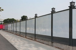 愛護建筑施工圍擋：讓每一個圍擋都成為風景。