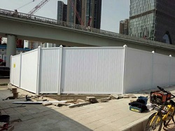 城市交通工程施工，PVC圍擋使用安裝效果更佳